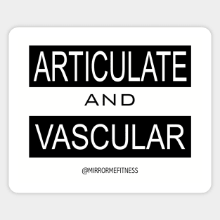 ARTICULATE + VASCULAR | Black Ink Sticker